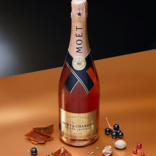 Moet Nectar Rose Champagne 75cl x12 in Carton