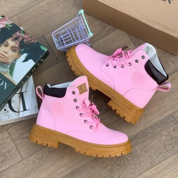 Normacho Boot Pink X Brown